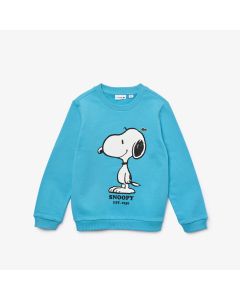 Boys’ Lacoste x Peanuts Print Organic Cotton Sweatshirt