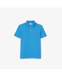 เสื้อโปโลเด็กลาคอสท์ ผ้าเปอติปิเก้ ทรงพอดีตัว