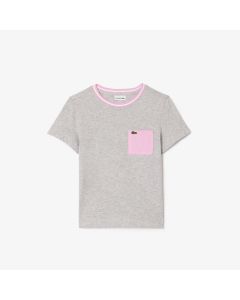 Contrast Pocket Cotton T-Shirt